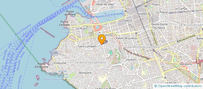localisation de l'entreprise MADAME FLORENCE CROIZAT  MARSEILLE