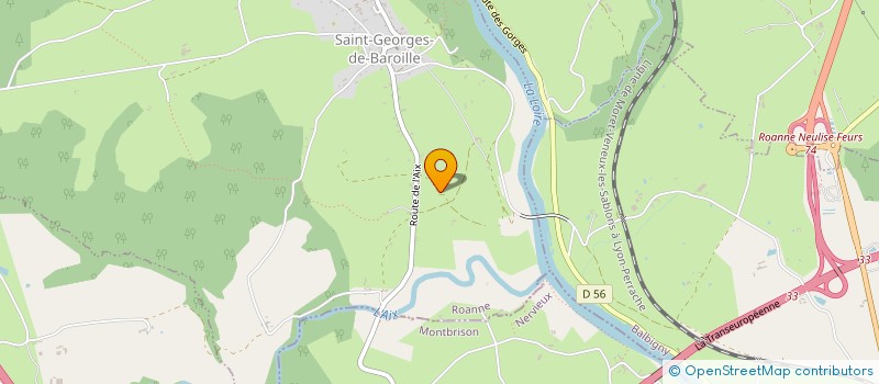 localisation de l'entreprise MADAME FLORENCE CUDA  SAINT-GEORGES-DE-BAROILLE