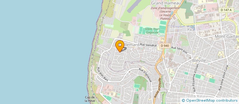 localisation de l'entreprise MADAME FLORENCE CUDENNEC à LE HAVRE