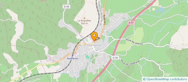 localisation de l'entreprise MADAME FLORENCE CULAS  GONFARON