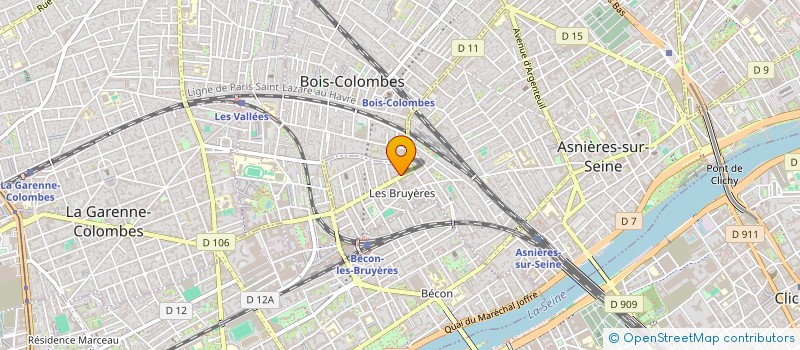 localisation de l'entreprise MADAME FLORENCE CUSSIGH  ASNIERES-SUR-SEINE