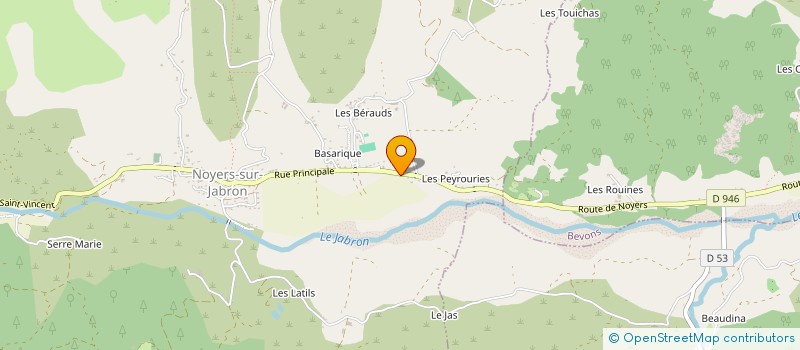 localisation de l'entreprise MADAME FLORENCE DA LUZ MARQUES  NOYERS-SUR-JABRON