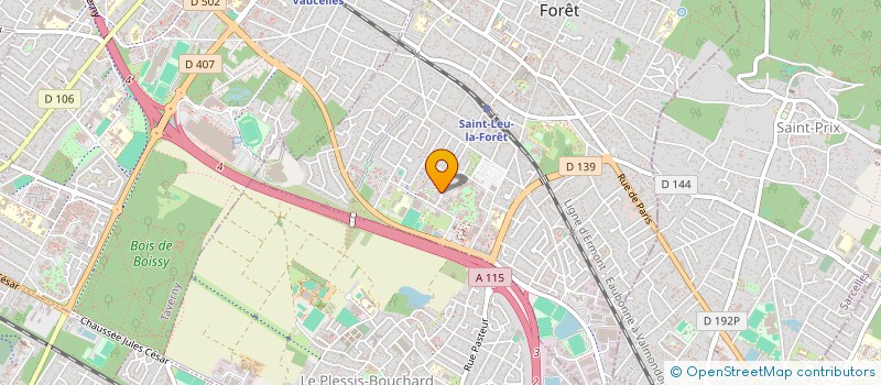 localisation de l'entreprise MADAME FLORENCE DA SILVA  SAINT-LEU-LA-FORET