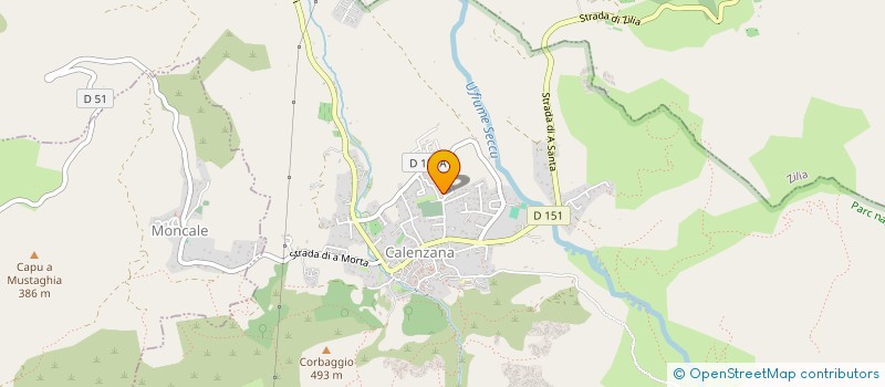 localisation de l'entreprise MADAME FLORENCE DA SILVA  CALENZANA