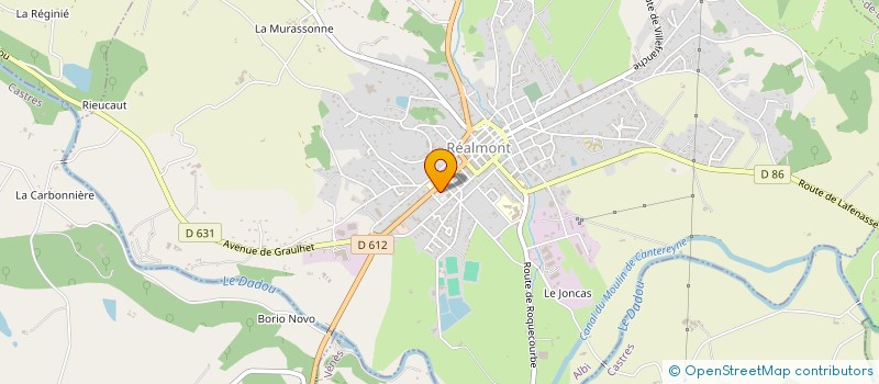 localisation de l'entreprise MADAME FLORENCE DALBIN  REALMONT