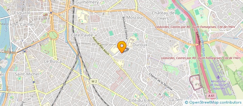 localisation de l'entreprise MADAME FLORENCE DALIBARD à TOULOUSE