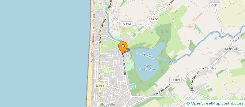 localisation de l'entreprise MADAME FLORENCE DALIGAULT  JULLOUVILLE