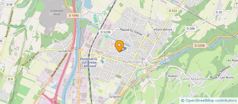 localisation de l'entreprise MADAME FLORENCE DALLA-COSTA  PONTCHARRA