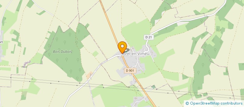 localisation de l'entreprise MADAME FLORENCE DAMAMME  SOREL-EN-VIMEU