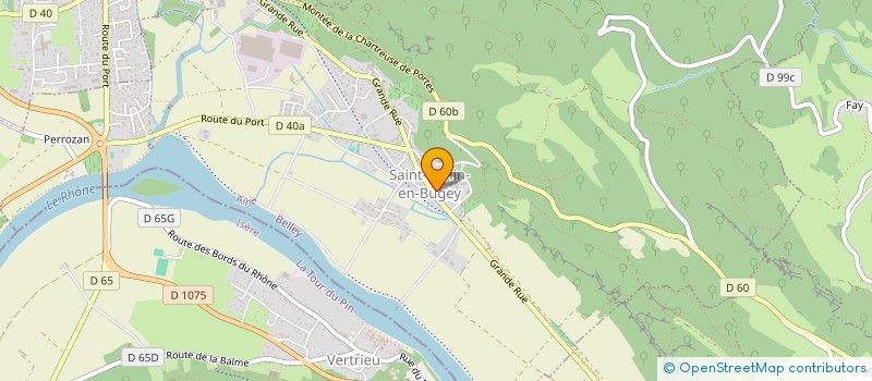 localisation de l'entreprise MADAME FLORENCE DANJOUX  SAINT-SORLIN-EN-BUGEY