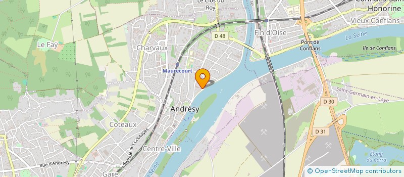 localisation de l'entreprise MADAME FLORENCE DARDILLAC à ANDRESY