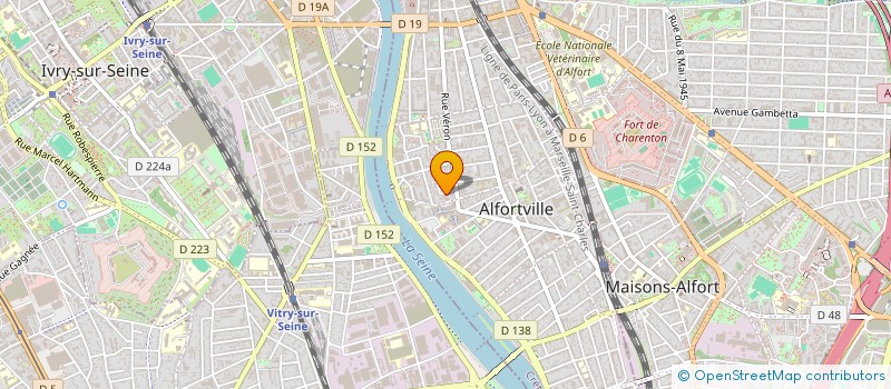 localisation de l'entreprise MADAME FLORENCE DAVID à ALFORTVILLE