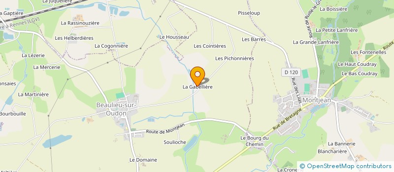 localisation de l'entreprise MADAME FLORENCE DE BENGY-PUYVALLEE à BEAULIEU-SUR-OUDON