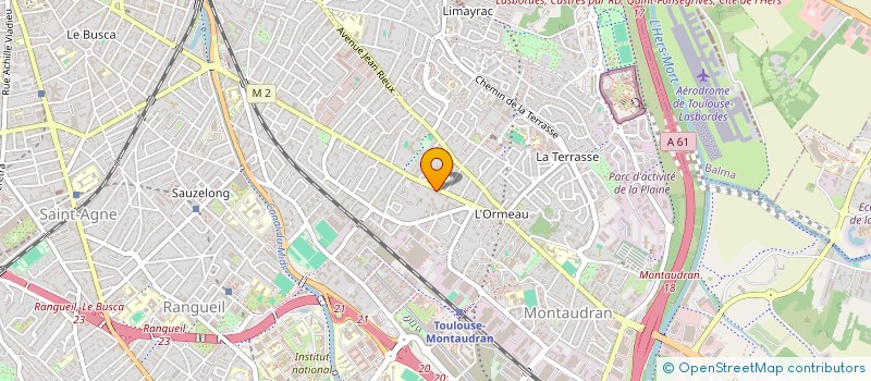 localisation de l'entreprise MADAME FLORENCE DE BOUSSAC  TOULOUSE