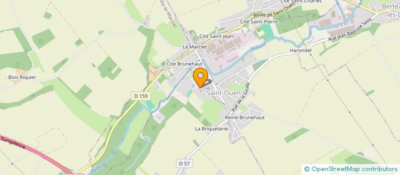 localisation de l'entreprise MADAME FLORENCE DE GILLABOZ  SAINT-OUEN