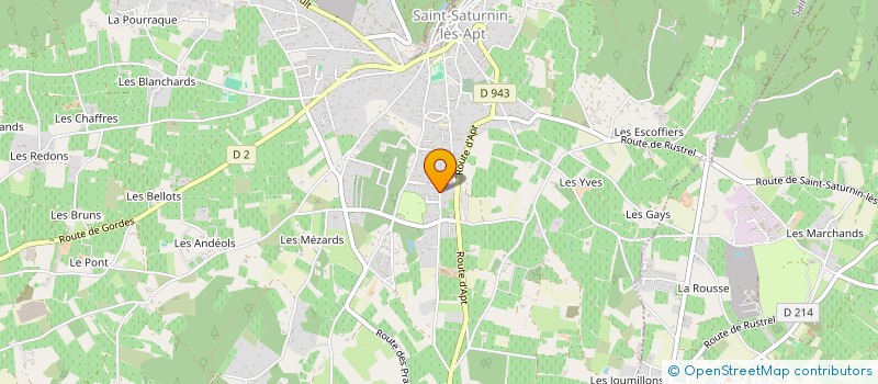 localisation de l'entreprise MADAME FLORENCE DE GUITAUT  SAINT-SATURNIN-LES-APT