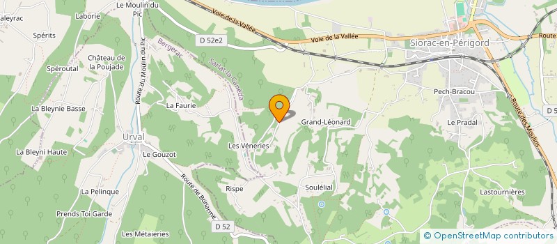 localisation de l'entreprise MADAME FLORENCE DE LAFORCADE à SIORAC-EN-PERIGORD
