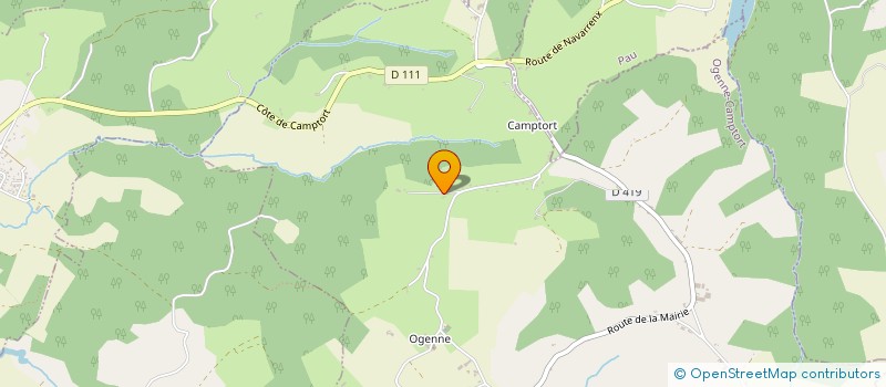 localisation de l'entreprise MADAME FLORENCE DE MARTIN  OGENNE-CAMPTORT