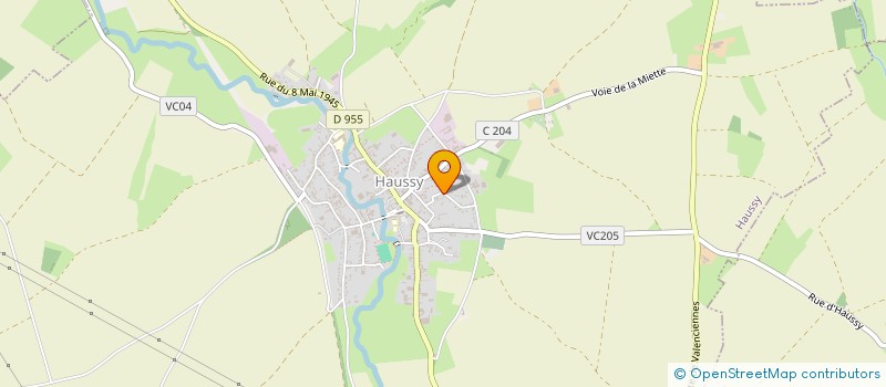 localisation de l'entreprise MADAME FLORENCE DE POTTER  HAUSSY