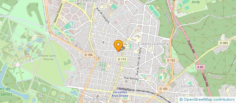 localisation de l'entreprise MADAME FLORENCE DE RUFFI DE PONTEVES GEVAUDAN  LE CHESNAY-ROCQUENCOURT