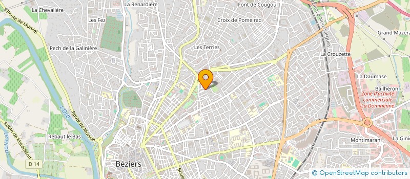 localisation de l'entreprise MADAME FLORENCE DE SAINT LEGER  BEZIERS