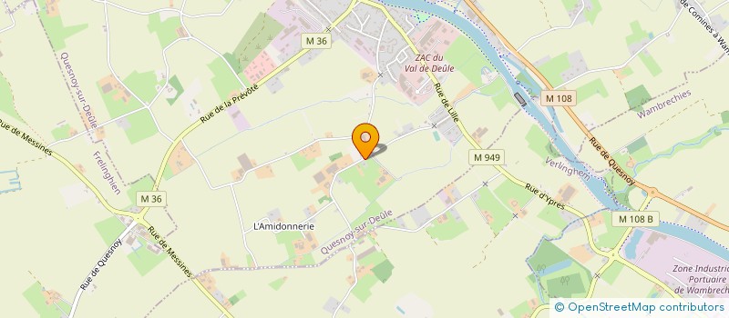 localisation de l'entreprise MADAME FLORENCE DEBACKER à QUESNOY-SUR-DEULE