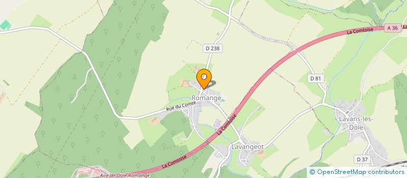 localisation de l'entreprise MADAME FLORENCE DEBAIZE  ROMANGE