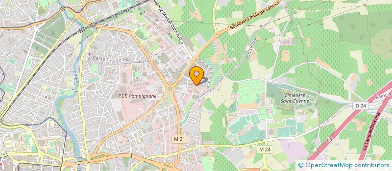 localisation de l'entreprise MADAME FLORENCE DEBAR à MONTPELLIER