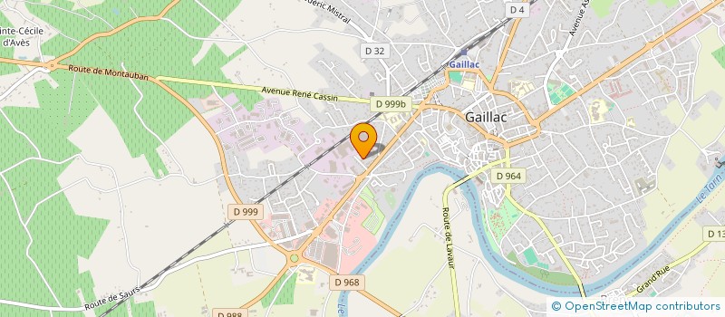 localisation de l'entreprise MADAME FLORENCE DEBENEY à GAILLAC