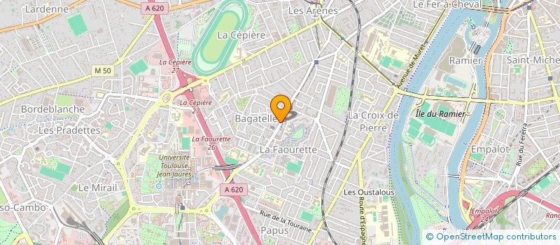 localisation de l'entreprise MADAME FLORENCE DEBIEN à TOULOUSE