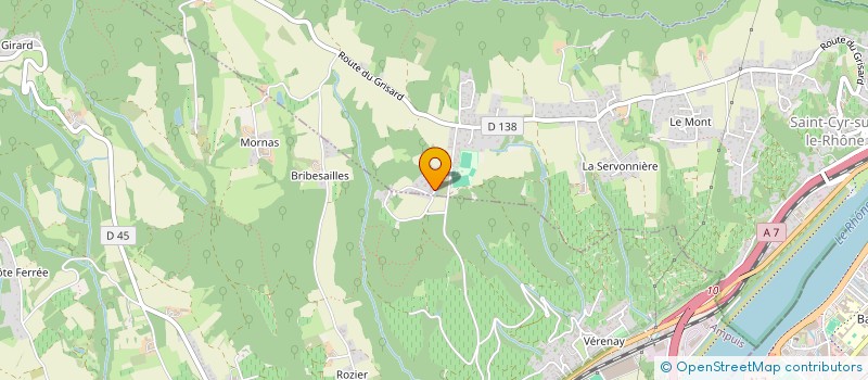 localisation de l'entreprise MADAME FLORENCE DECHORAIN  SAINT-CYR-SUR-LE-RHONE