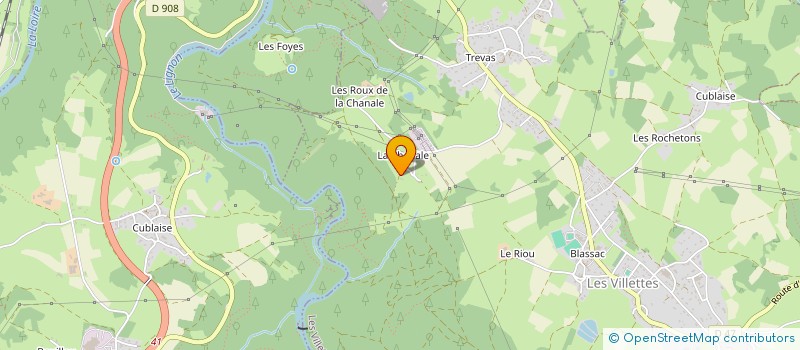 localisation de l'entreprise MADAME FLORENCE DECOT  LES VILLETTES