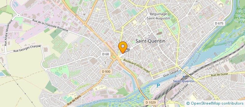 localisation de l'entreprise MADAME FLORENCE DEGEOIS à SAINT-QUENTIN
