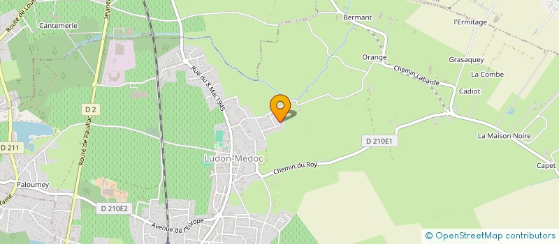 localisation de l'entreprise MADAME FLORENCE DEHESA  LUDON-MEDOC