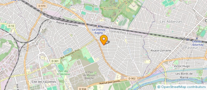 localisation de l'entreprise MADAME FLORENCE DELAHAYE à GAGNY