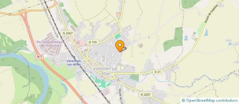 localisation de l'entreprise MADAME FLORENCE DELAIRE à VARENNES-SUR-ALLIER