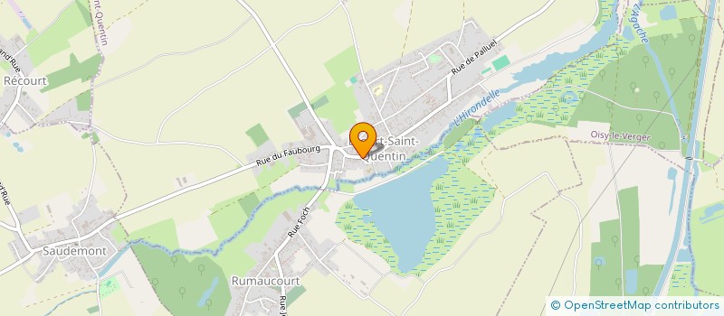 localisation de l'entreprise MADAME FLORENCE DELALEAU  ECOURT-SAINT-QUENTIN