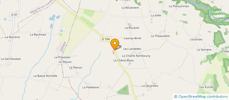 localisation de l'entreprise MADAME FLORENCE DELAMARCHE  MEZIERES-SUR-COUESNON