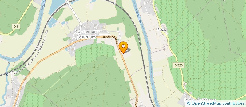 localisation de l'entreprise MADAME FLORENCE DELAMARRE  COURTEMONT-VARENNES