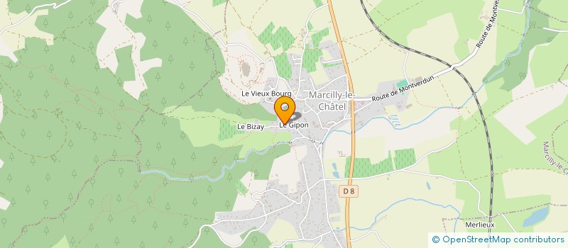 localisation de l'entreprise MADAME FLORENCE DELAPORTE à MARCILLY-LE-CHATEL