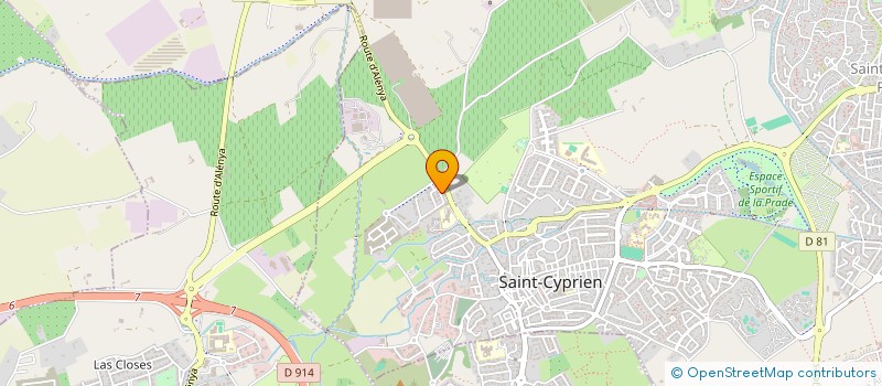 localisation de l'entreprise MADAME FLORENCE DELEPINE  SAINT-CYPRIEN