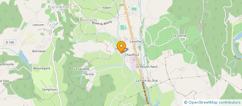 localisation de l'entreprise MADAME FLORENCE DELVAL  NONARDS