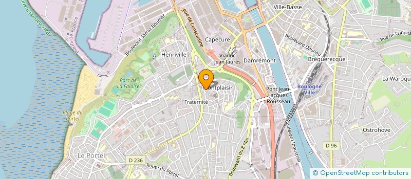 localisation de l'entreprise MADAME FLORENCE DEMAGNY à BOULOGNE-SUR-MER