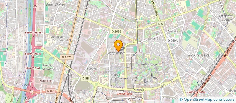 localisation de l'entreprise MADAME FLORENCE DEMIRDJIAN  GRENOBLE