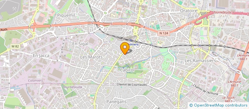 localisation de l'entreprise MADAME FLORENCE DEMOL à COLOMIERS