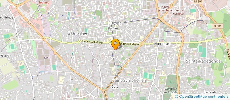localisation de l'entreprise MADAME FLORENCE DENEUX à TOURS