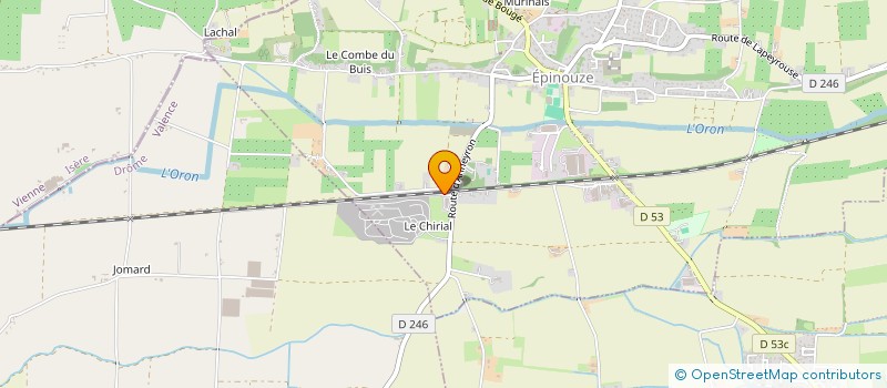 localisation de l'entreprise MADAME FLORENCE DENOLLY  EPINOUZE