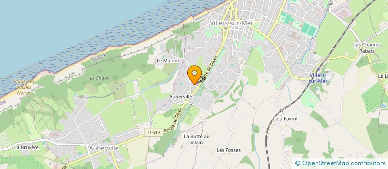 localisation de l'entreprise MADAME FLORENCE DEPARDIEU  VILLERS-SUR-MER