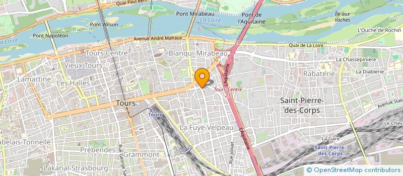 localisation de l'entreprise MADAME FLORENCE DERAIS à TOURS