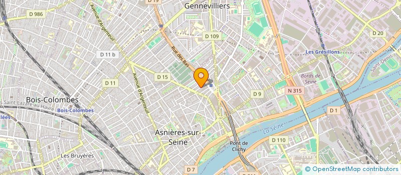 localisation de l'entreprise MADAME FLORENCE DEREUDRE-SERGENT à ASNIERES-SUR-SEINE